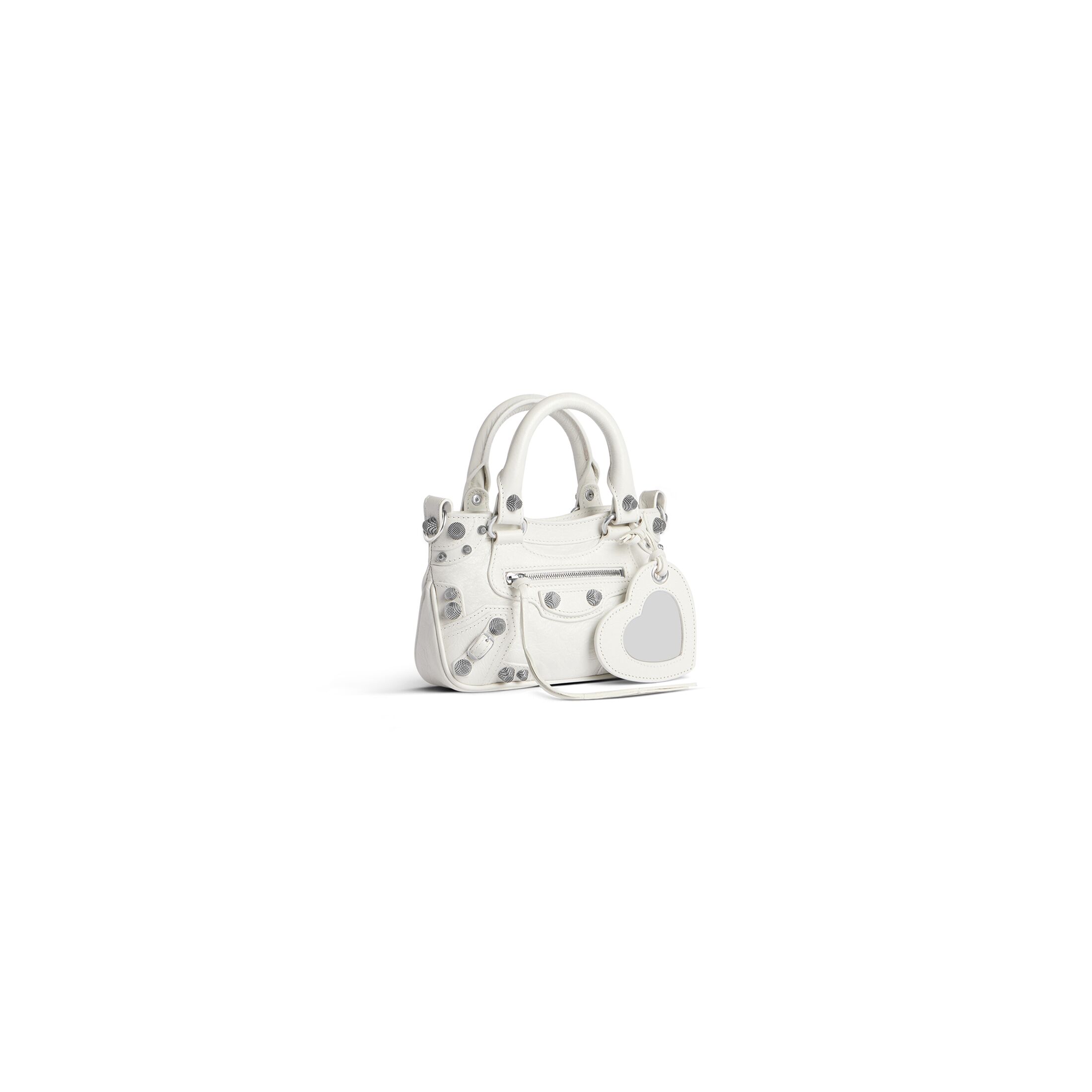 balenciaga Neo Cagole Mini Tote Bag in White 7856901VG9Y9104