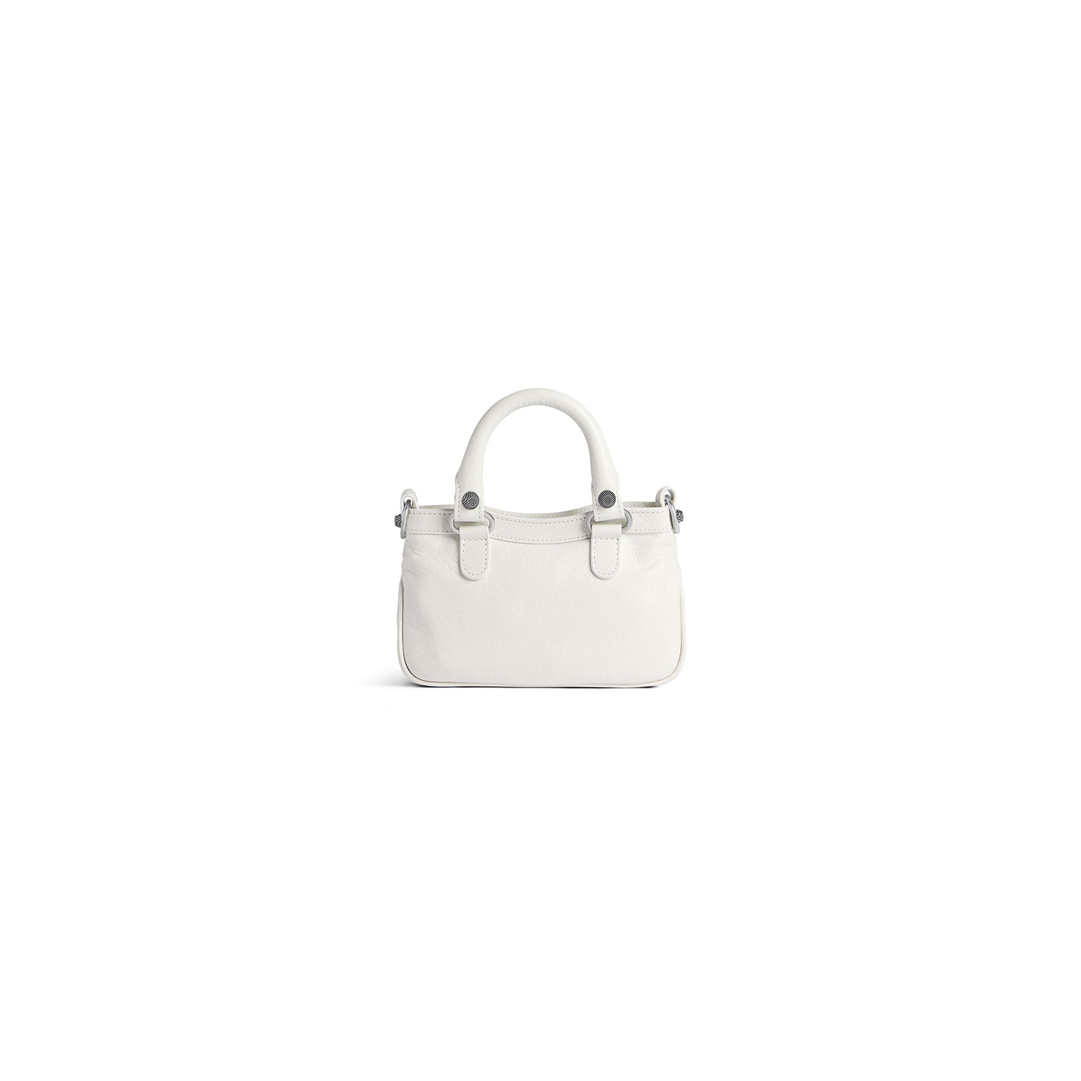 balenciaga Neo Cagole Mini Tote Bag in White 7856901VG9Y9104