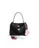 balenciaga Rodeo Small Handbag Used Effect With One Charm in Black 7897792AA831000