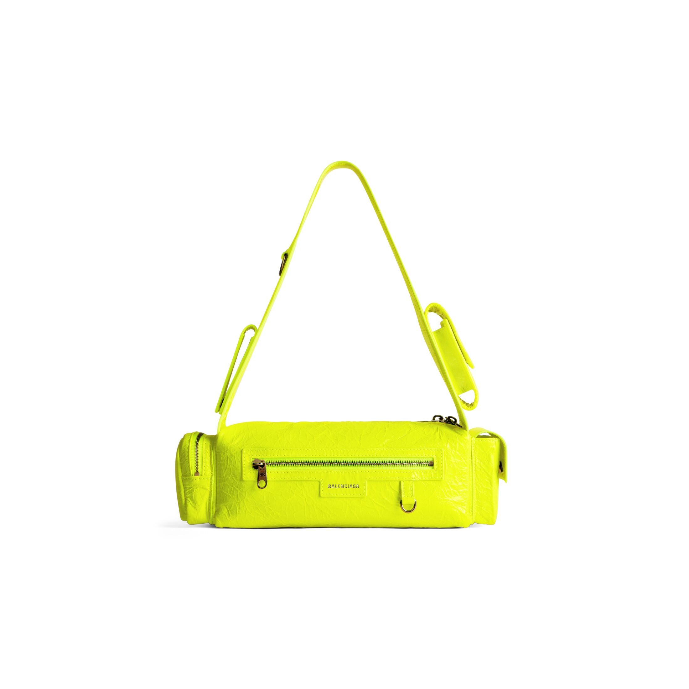 balenciaga Superbusy Xs Sling Bag in Fluo Yellow 762516210CA7206