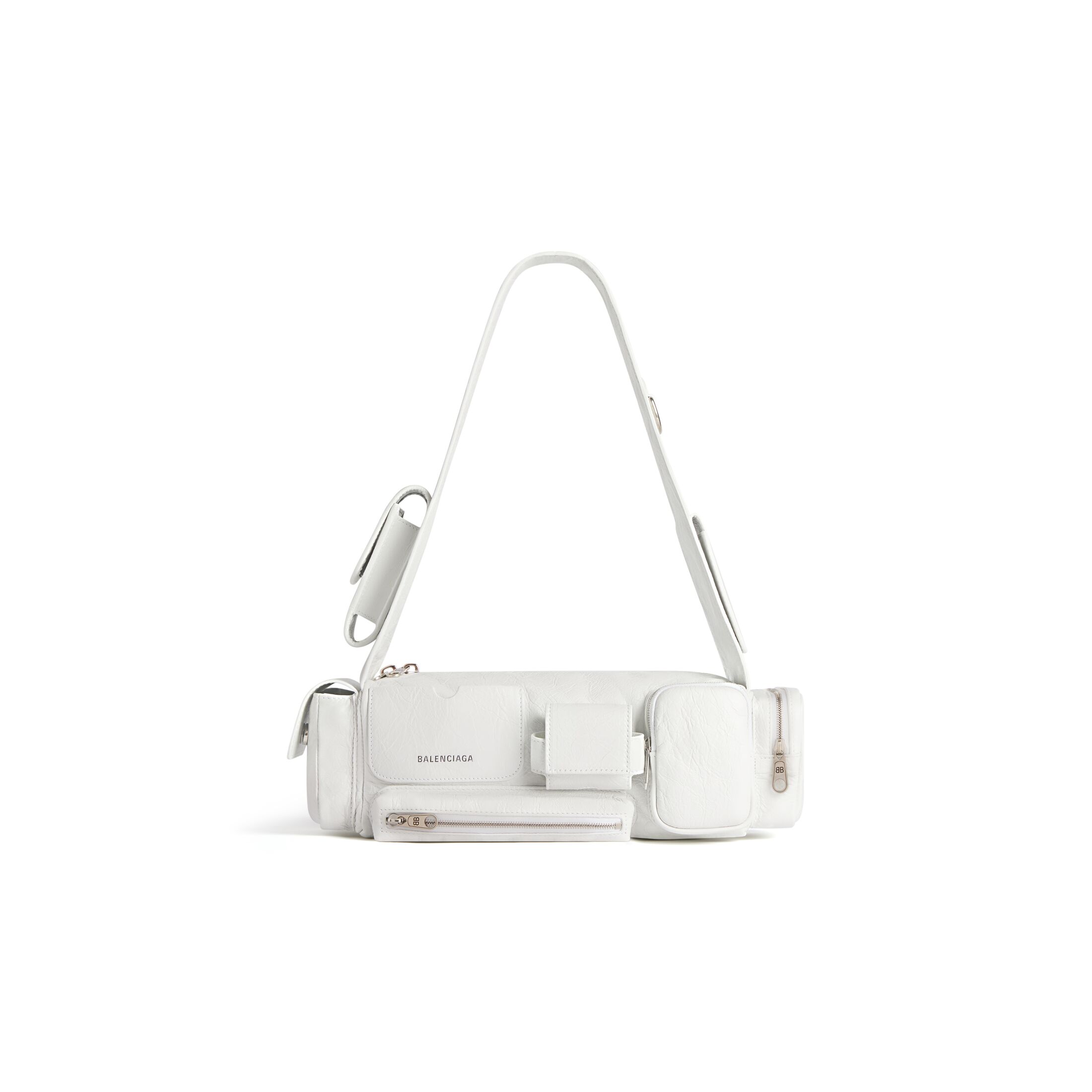 balenciaga Superbusy Xs Sling Bag in Optic White 762516210C89104