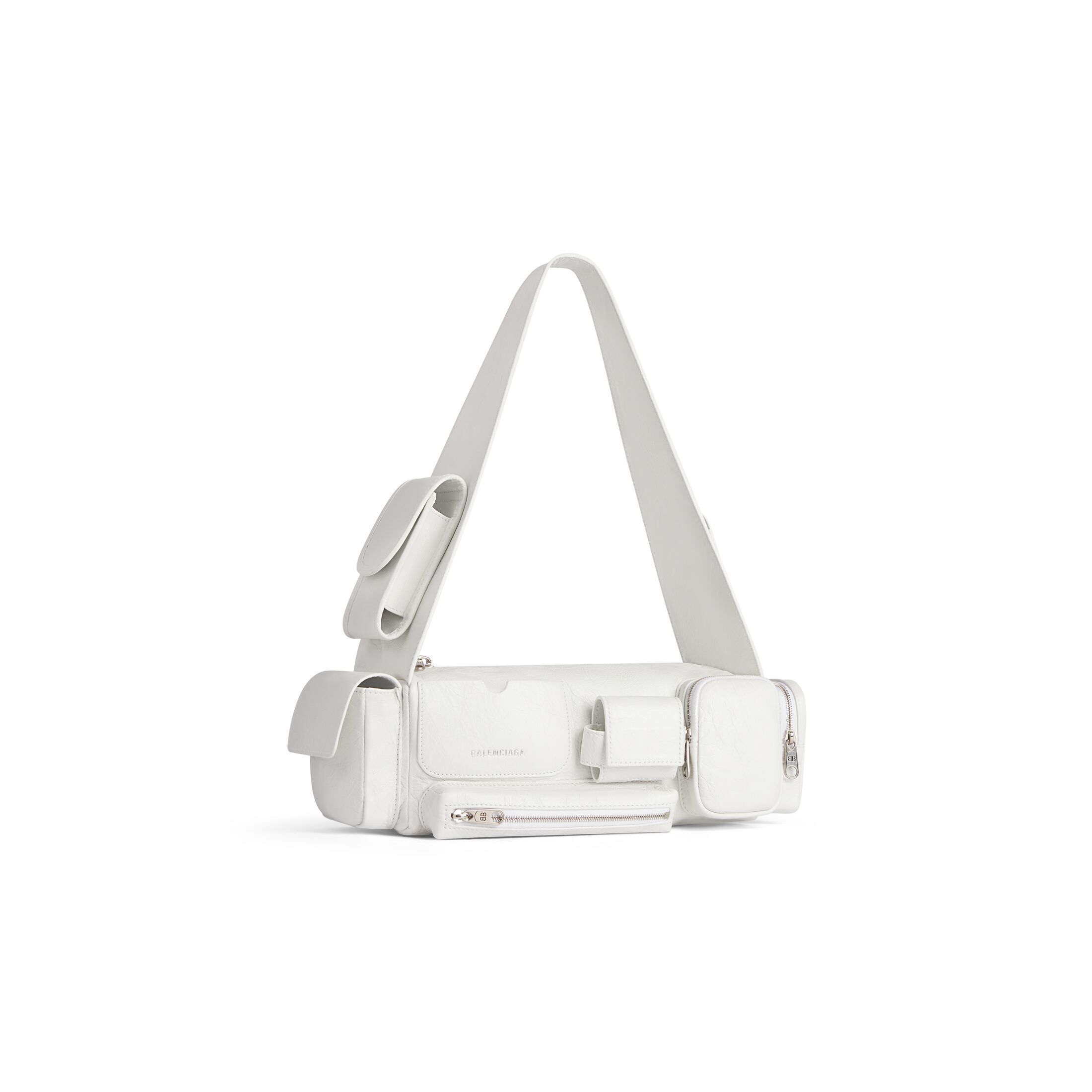 balenciaga Superbusy Xs Sling Bag in Optic White 762516210C89104