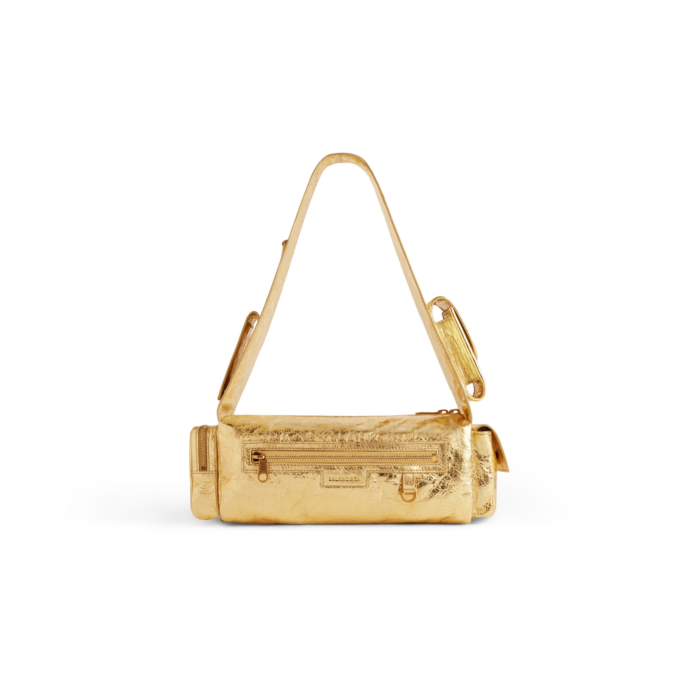 balenciaga Superbusy Xs Sling Bag Metallized in Gold 7625162AAVI8018